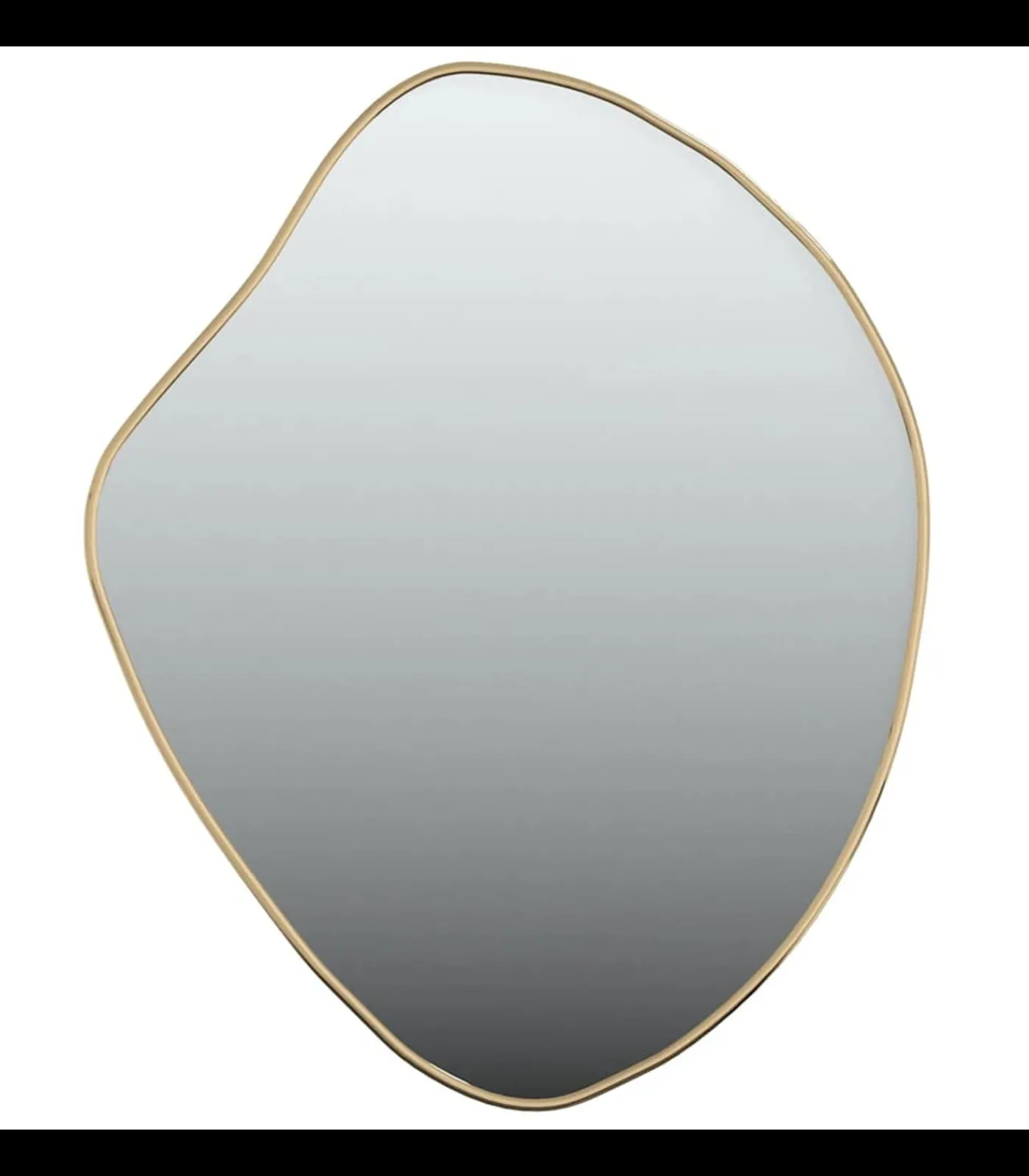 Hot Wandspiegel 50x40 cm goudkleurig Spiegels