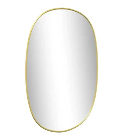 Sale Wandspiegel 60x40 cm goudkleurig Spiegels