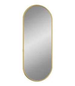 Online Wandspiegel 50x20 cm ovaal goudkleurig Spiegels