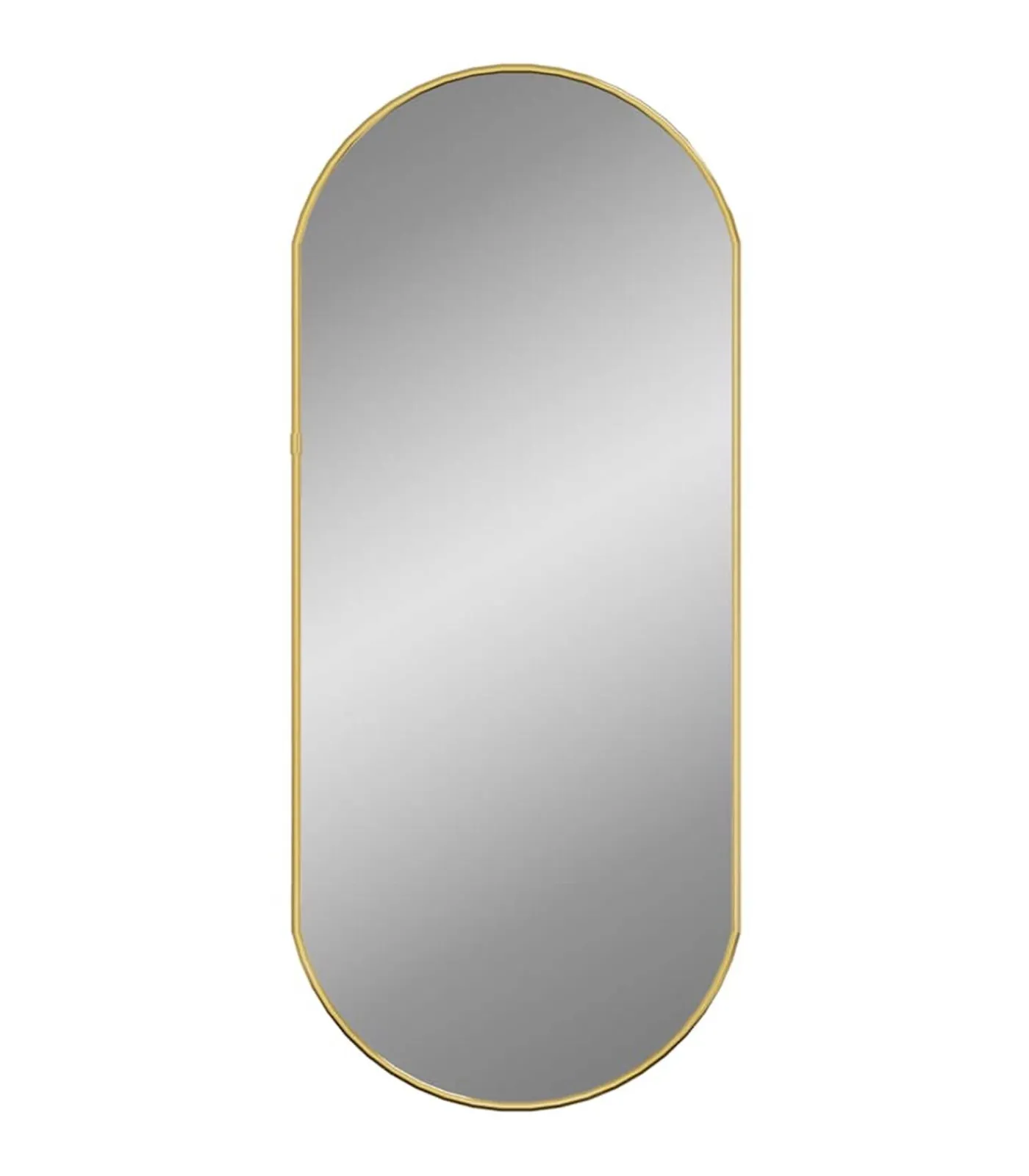Clearance Wandspiegel 70x30 cm ovaal goudkleurig Spiegels