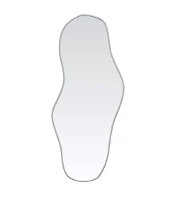 Best Wandspiegel 100x45 cm zilverkleurig Spiegels