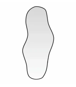 Discount Wandspiegel 80x35 cm zwart Spiegels