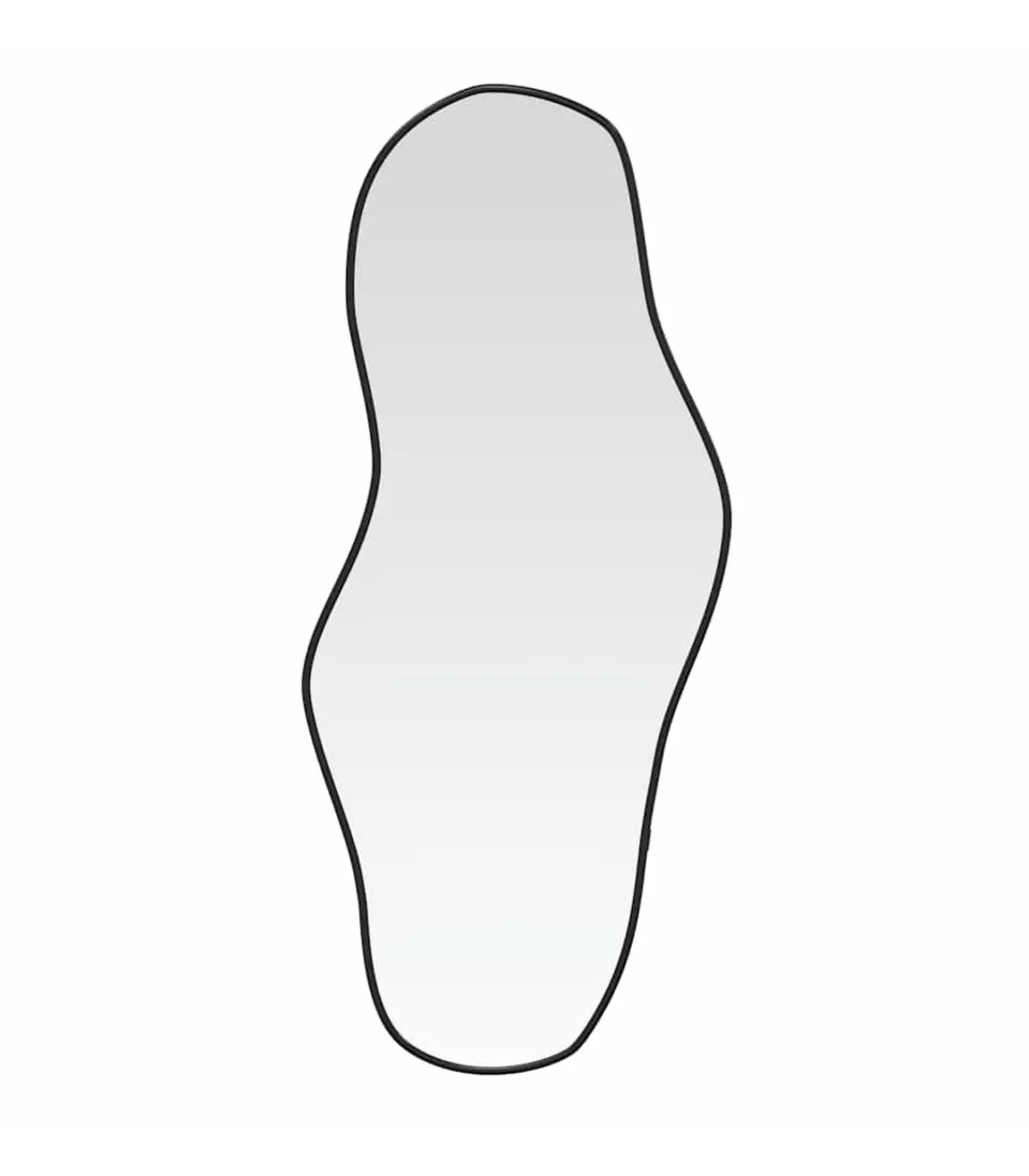 Discount Wandspiegel 80x35 cm zwart Spiegels