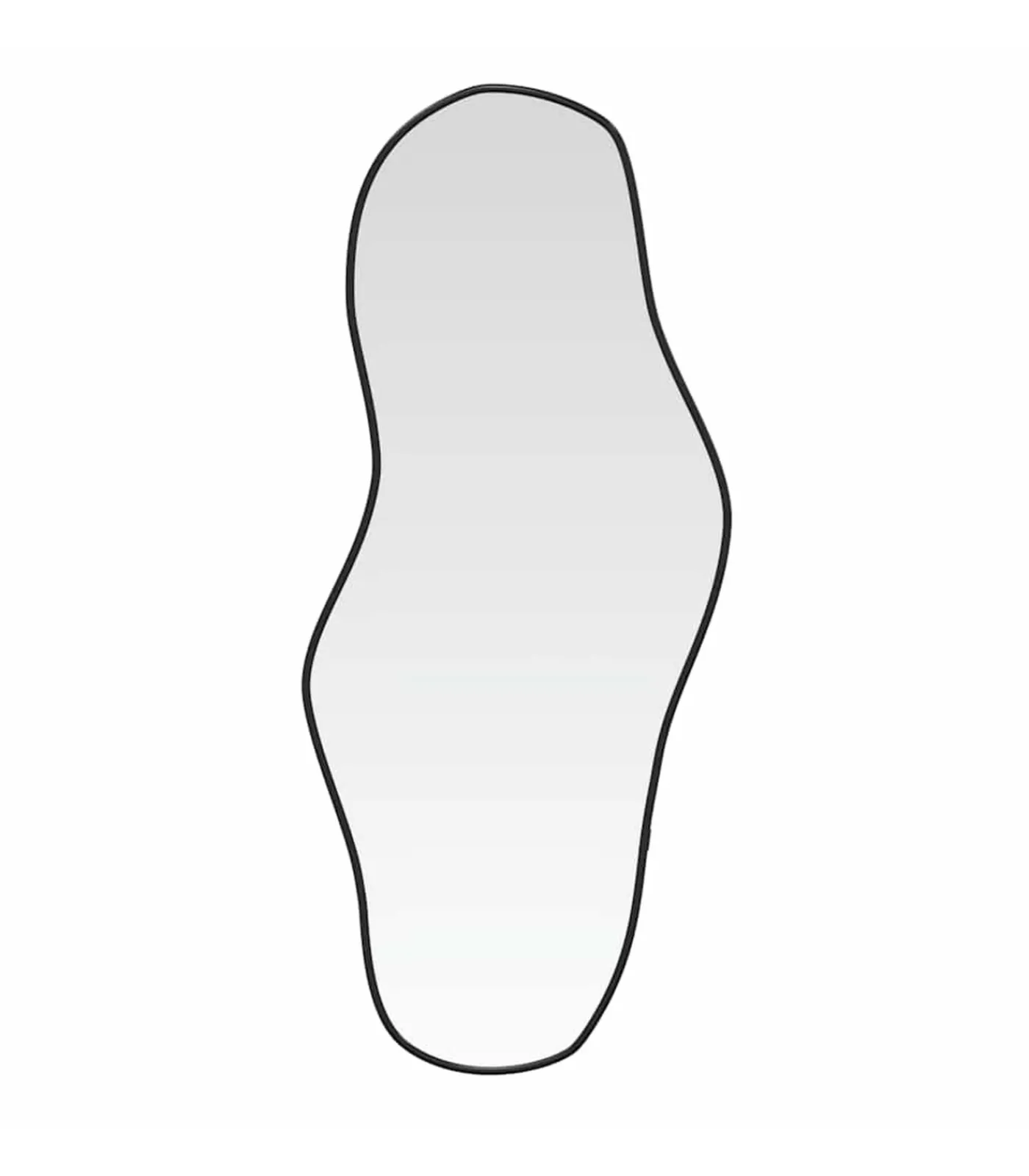 Discount Wandspiegel 80x35 cm zwart Spiegels