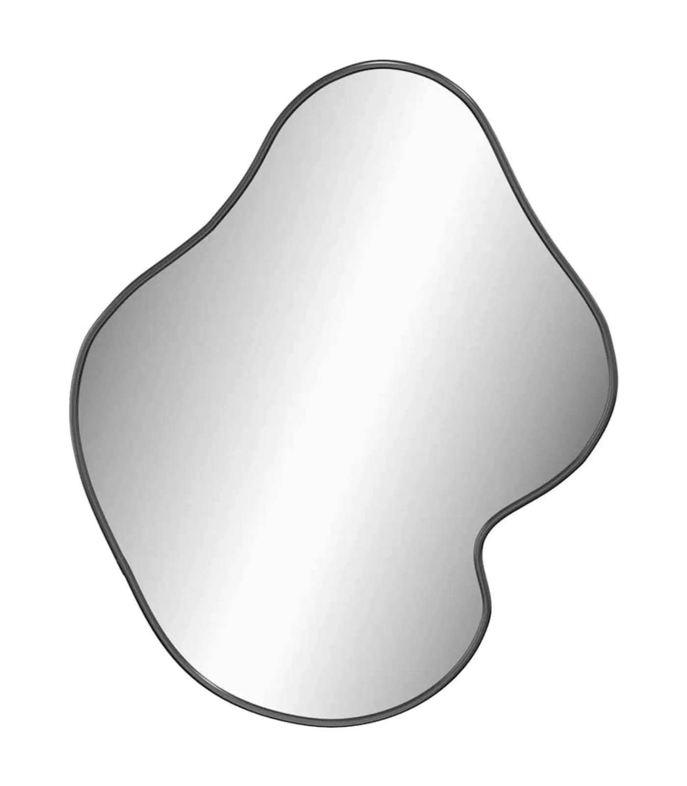 Outlet Wandspiegel 50x40 cm zwart Spiegels