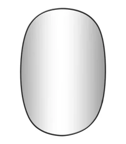 Wandspiegel 60x40 cm zwart Spiegels