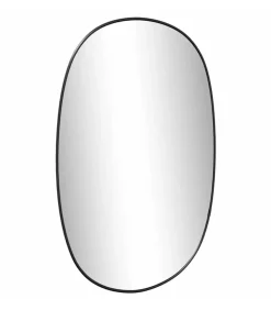 Wandspiegel 60x40 cm zwart Spiegels