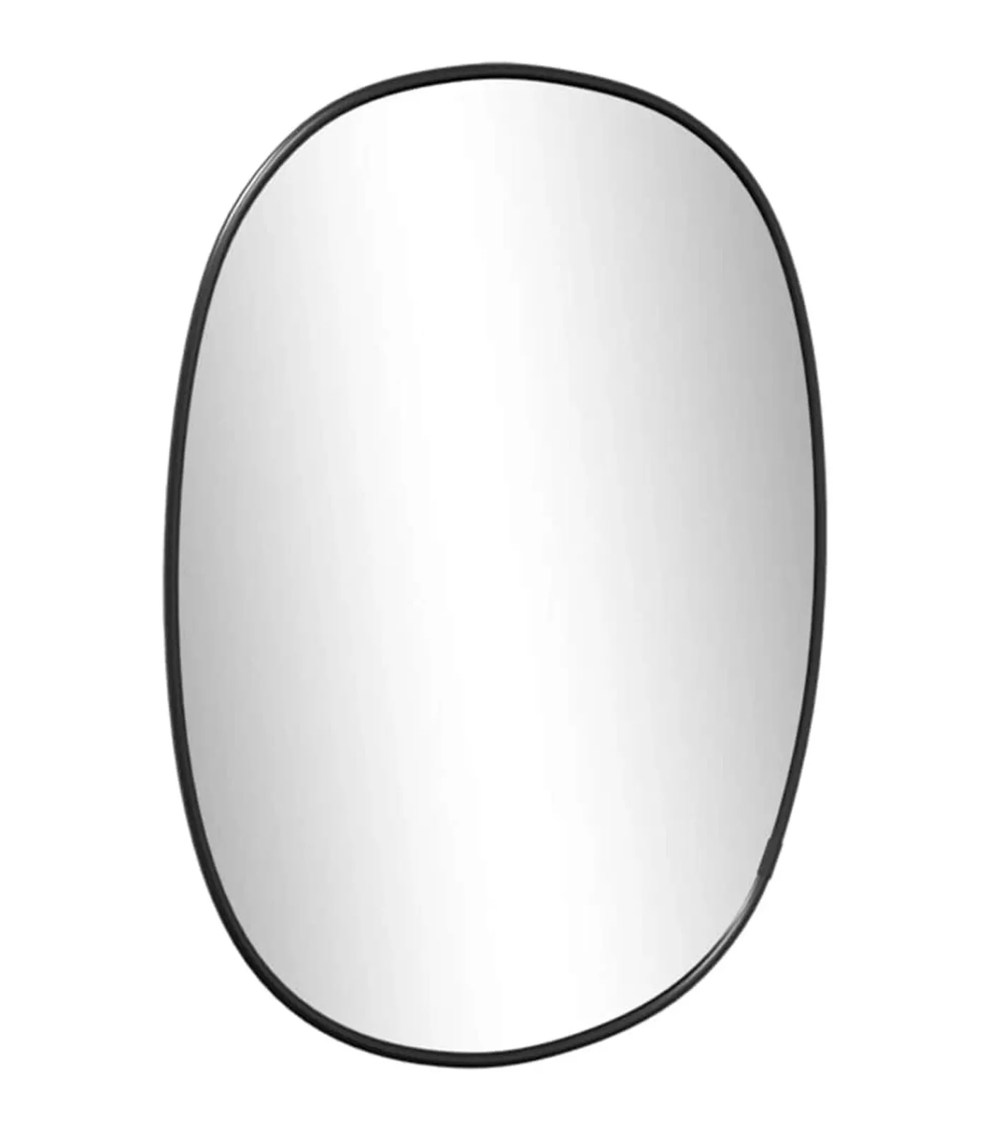 New Wandspiegel 40x30 cm zwart Spiegels