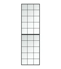 Online Wandspiegels 2 st 100x60 cm metaal zwart Spiegels