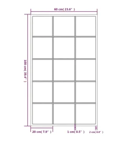 Online Wandspiegels 2 st 100x60 cm metaal zwart Spiegels
