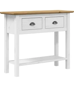 New Wandtafel BODO 91x35x74 cm massief grenenhout bruin Tafels