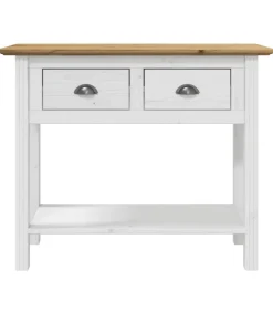 New Wandtafel BODO 91x35x74 cm massief grenenhout bruin Tafels