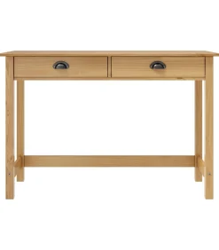 Wandtafel Hill 2 lades 110x45x74 cm massief grenenhout Tafels