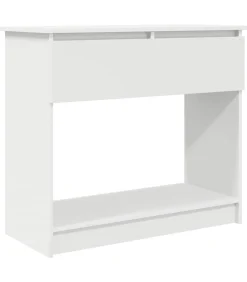 Outlet Wandtafel met lades 85,5x38,5x74,5 cm wit Tafels