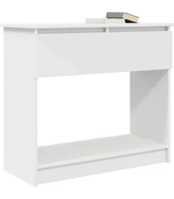 Outlet Wandtafel met lades 85,5x38,5x74,5 cm wit Tafels