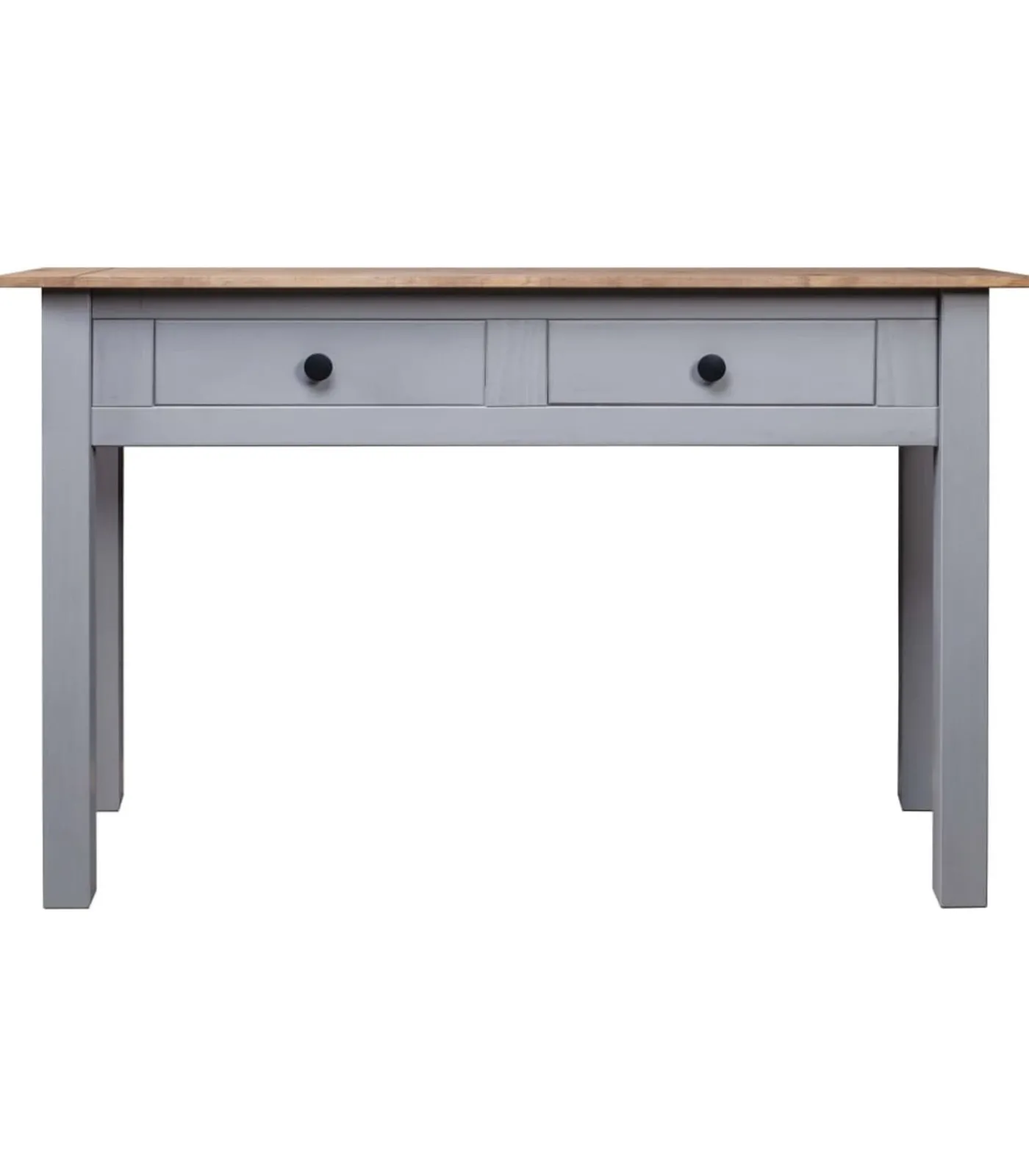 Sale Wandtafel Panama Range 110x40x72 cm massief grenenhout grijs Tafels