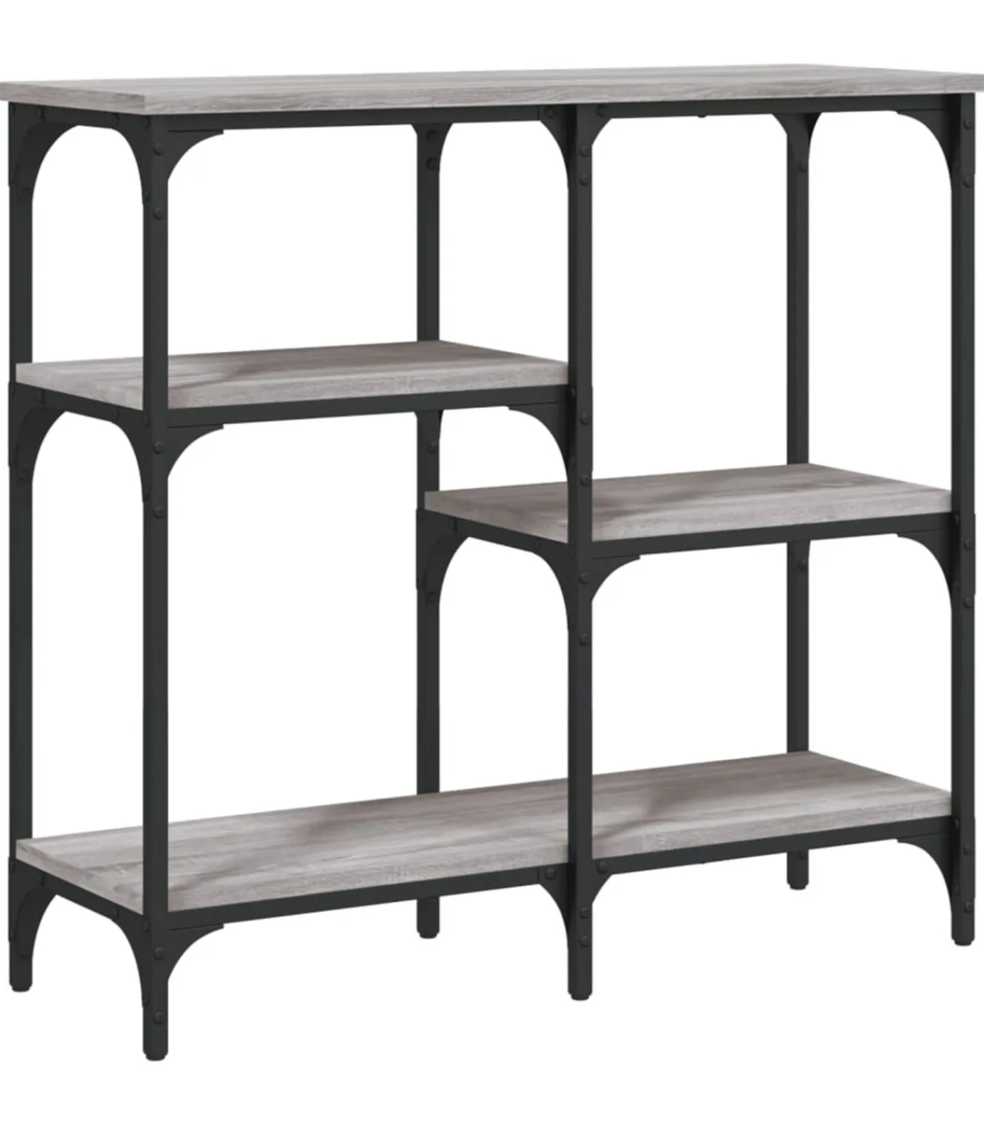 Online Wandtafel 80x29x75 cm bewerkt hout grijs sonoma eikenkleurig Tafels