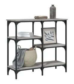 Online Wandtafel 80x29x75 cm bewerkt hout grijs sonoma eikenkleurig Tafels