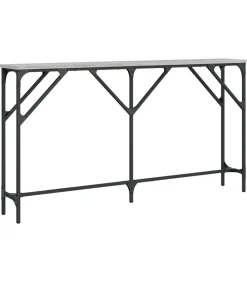 Wandtafel 140x23x75 cm bewerkt hout grijs sonoma Tafels