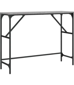 New Wandtafel 100x32x75 cm bewerkt hout grijs sonoma eikenkleurig Tafels