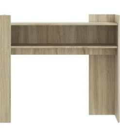 Hot Wandtafel 100x35x90 cm bewerkt hout sonoma eikenkleurig Tafels