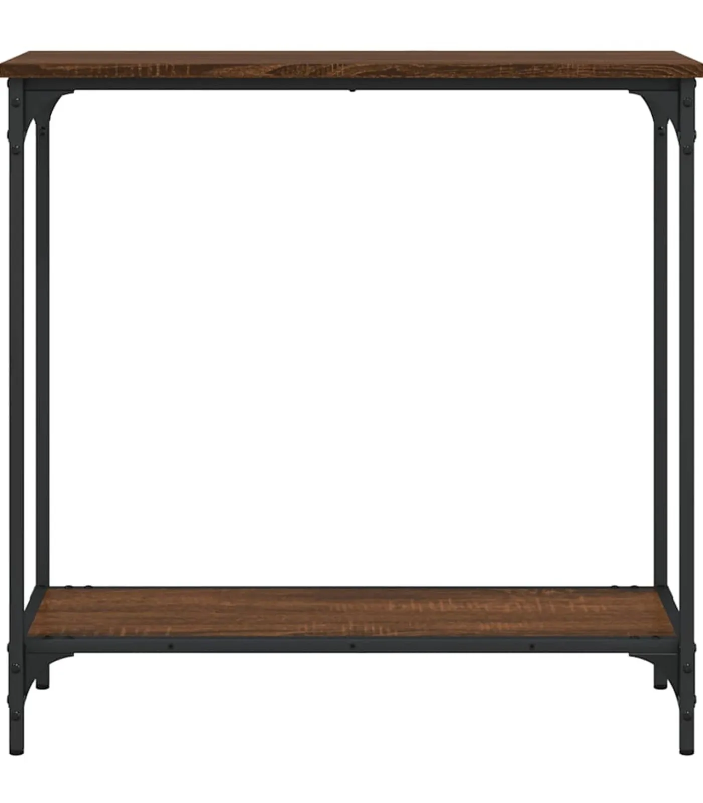 Wandtafel 75x30,5x75 cm bewerkt hout bruin eikenkleur Tafels