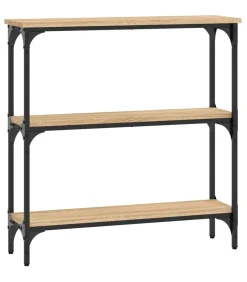 Clearance Wandtafel 75x22,5x75 cm bewerkt hout sonoma eikenkleurig Tafels