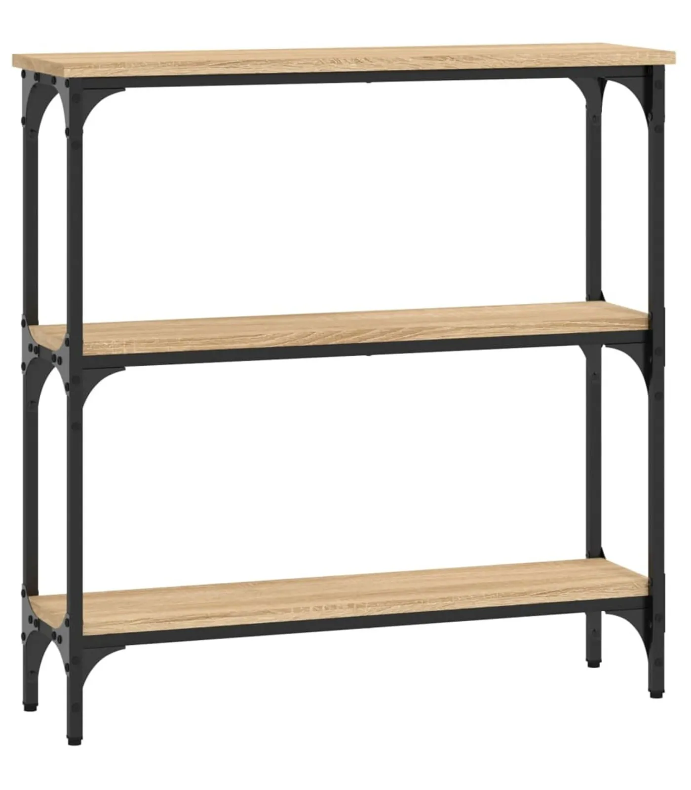 Clearance Wandtafel 75x22,5x75 cm bewerkt hout sonoma eikenkleurig Tafels