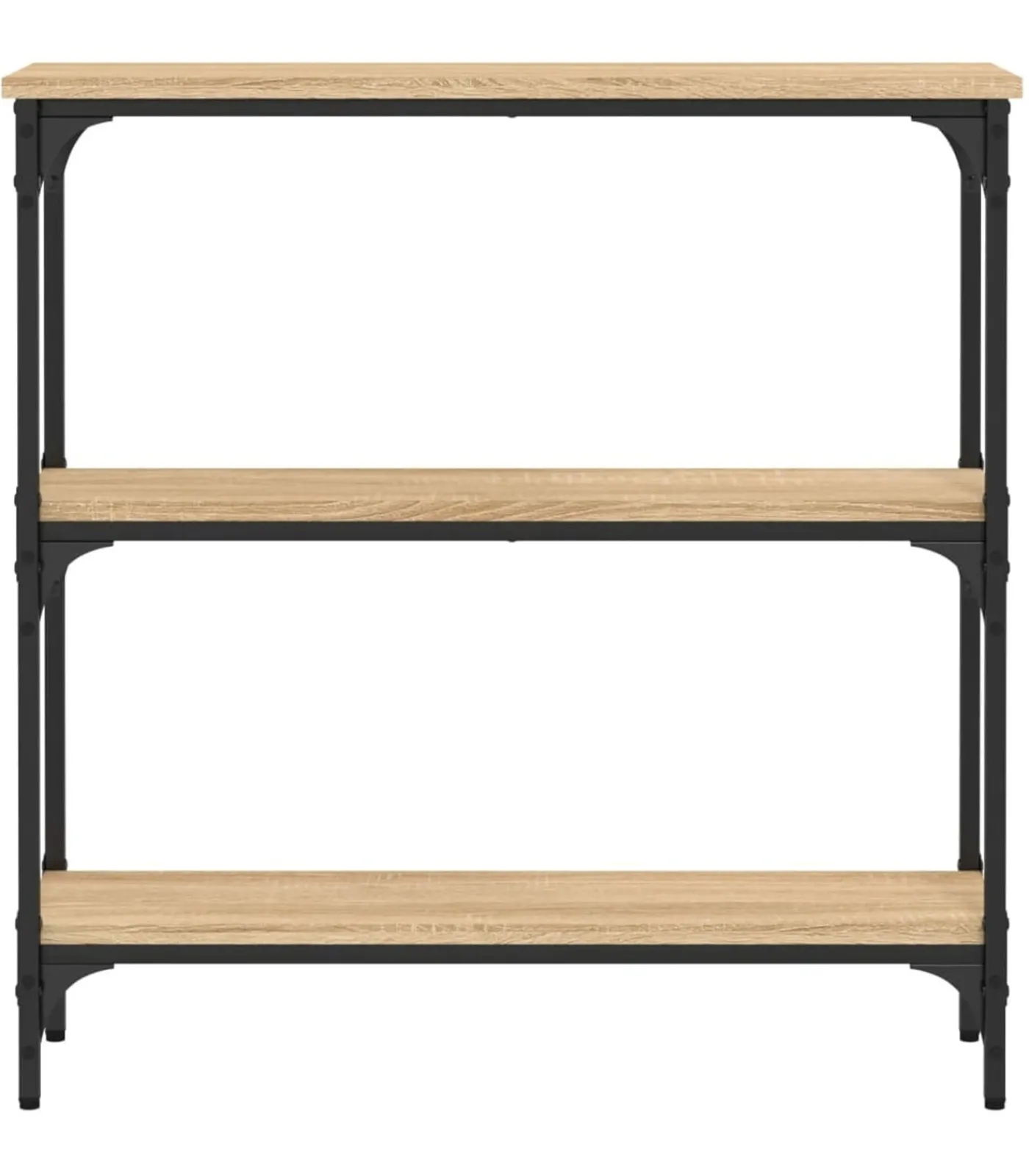 Clearance Wandtafel 75x22,5x75 cm bewerkt hout sonoma eikenkleurig Tafels