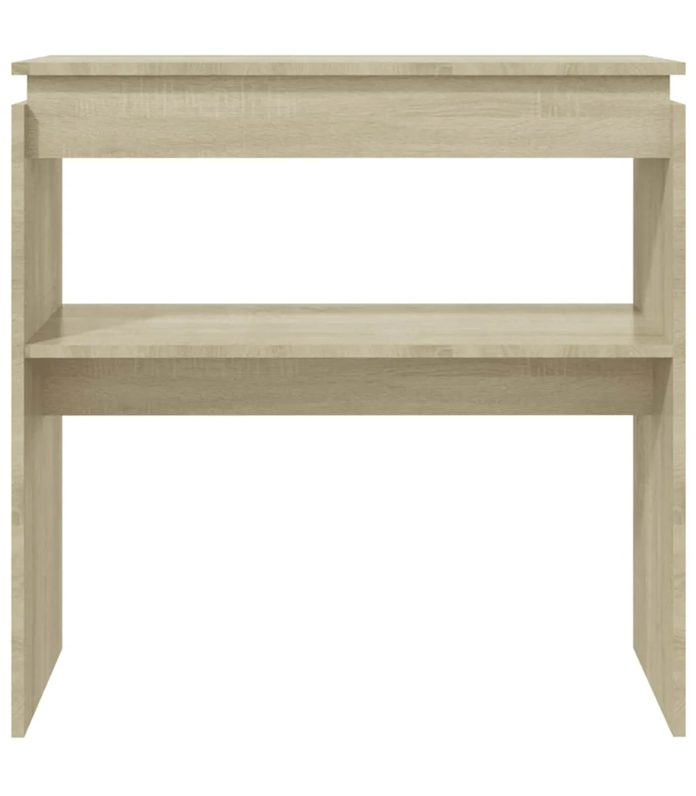 Wandtafel 80x30x80 cm bewerkt hout sonoma eikenkleurig Tafels