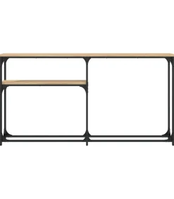 Sale Wandtafel 145x22,5x75 cm bewerkt hout sonoma eikenkleurig Tafels