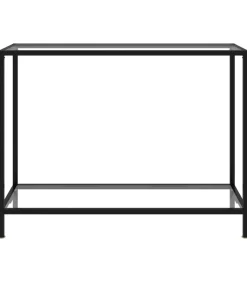 Best Wandtafel 100x35x75 cm gehard glas transparant Tafels