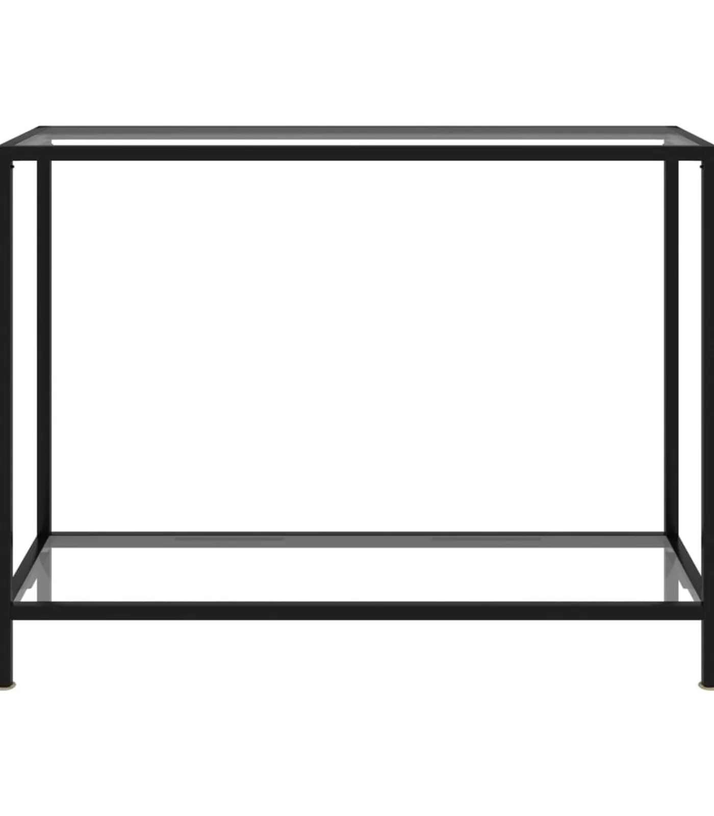Best Wandtafel 100x35x75 cm gehard glas transparant Tafels