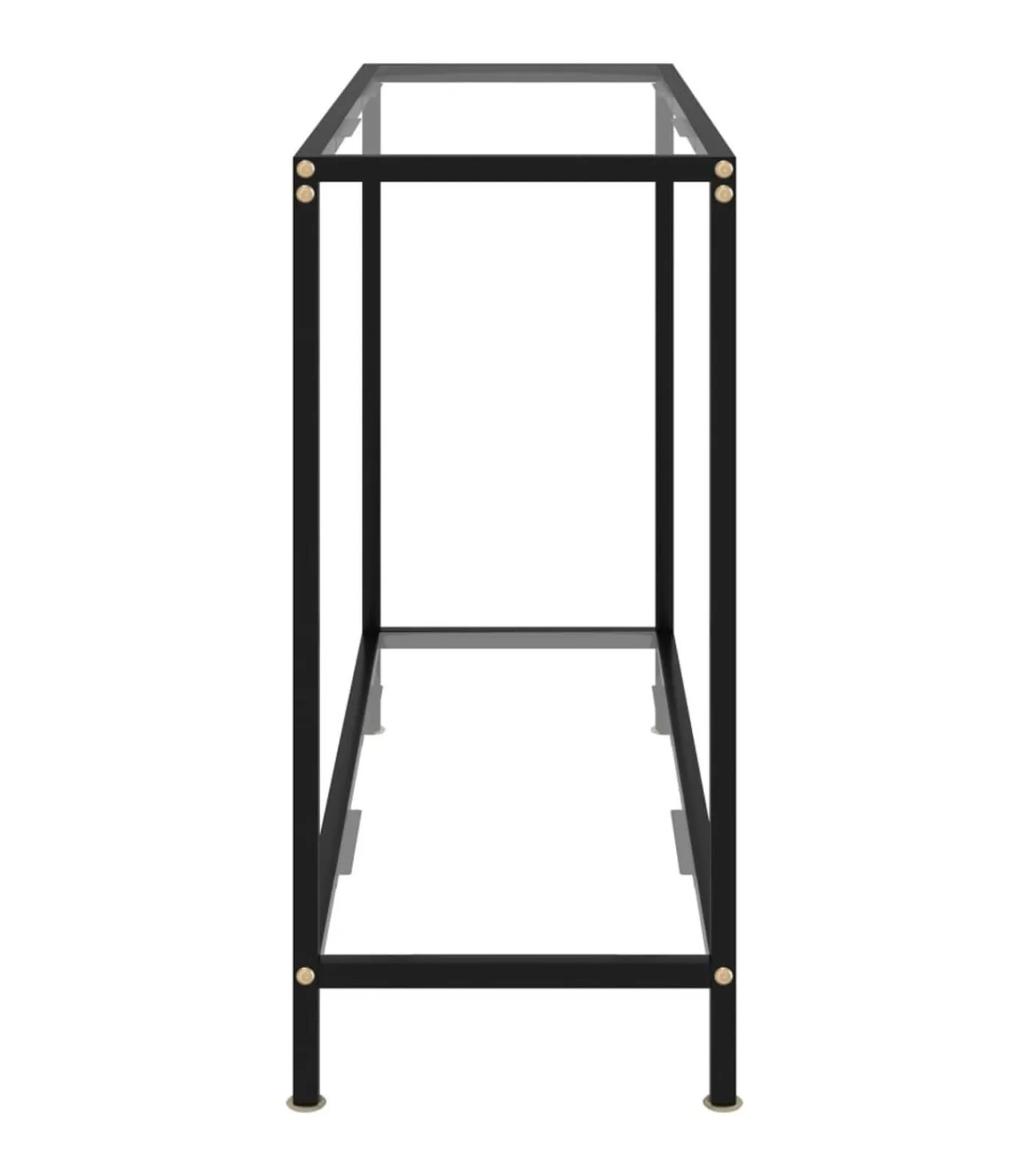 Best Wandtafel 100x35x75 cm gehard glas transparant Tafels