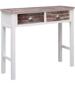 Clearance Wandtafel 90x30x77 cm hout bruin Tafels