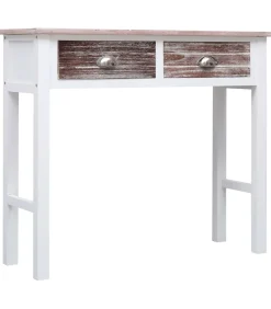 Clearance Wandtafel 90x30x77 cm hout bruin Tafels