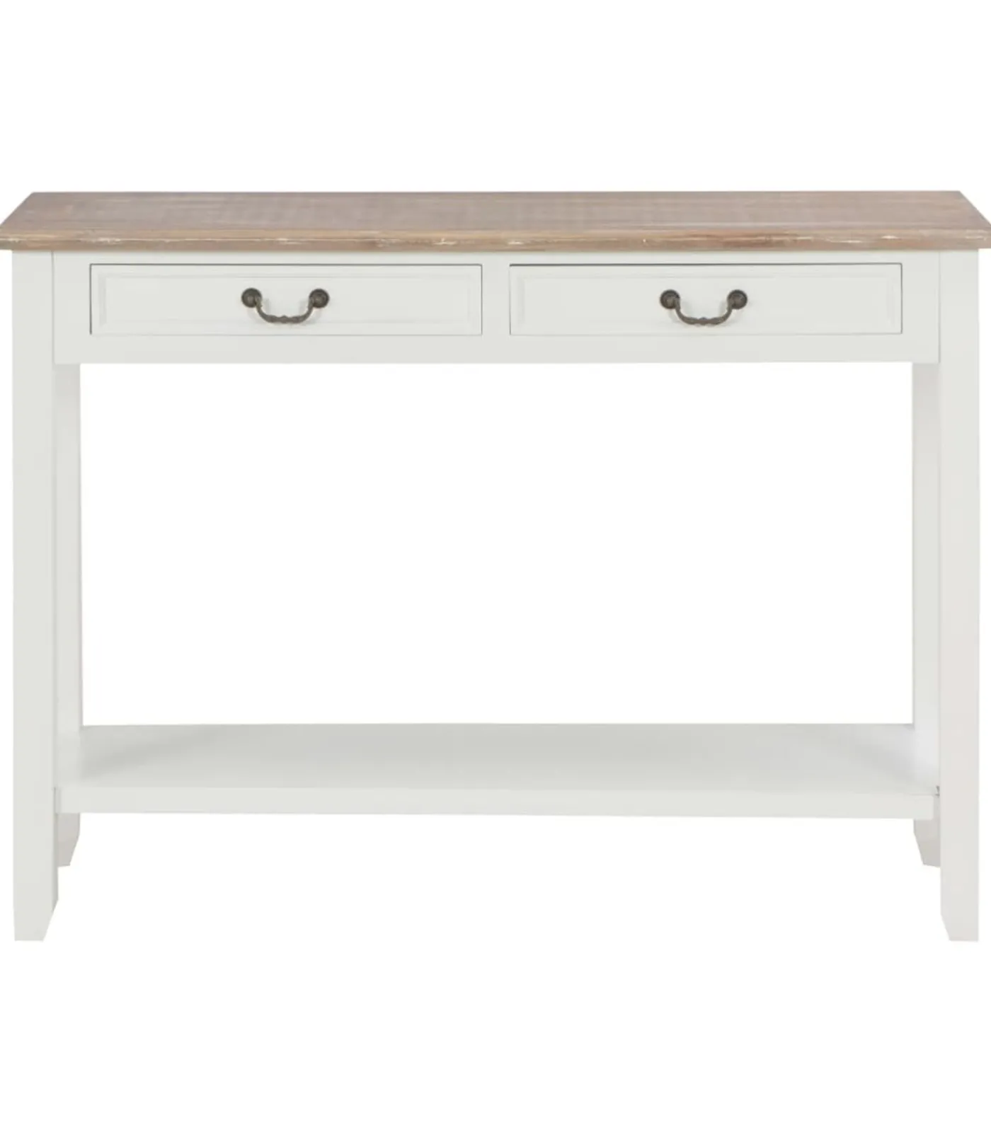 Sale Wandtafel 110x35x80 cm hout wit Tafels