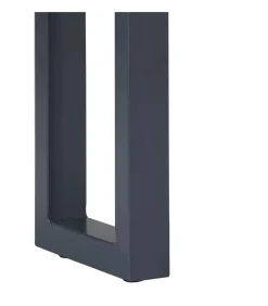 Outlet Wandtafel 115x35x76 cm massief acaciahout en ijzer grijs Tafels