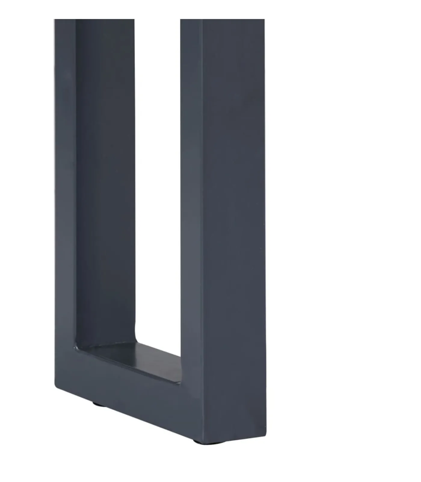 Outlet Wandtafel 115x35x76 cm massief acaciahout en ijzer grijs Tafels