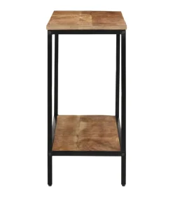 Wandtafel 100x35x70 cm massief ruw mangohout Tafels