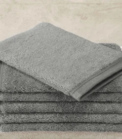 Online Washandjes Contessa Steel 16 x 21 cm - 6 st. Washandjes