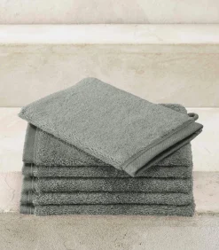 Online Washandjes Contessa Steel 16 x 21 cm - 6 st. Washandjes