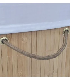 Best Wasmand ovaal bamboe natuurlijk Manden En Bakken