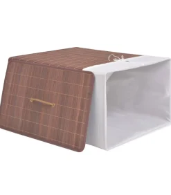 Sale Wasmand rechthoekig bamboe bruin Manden En Bakken