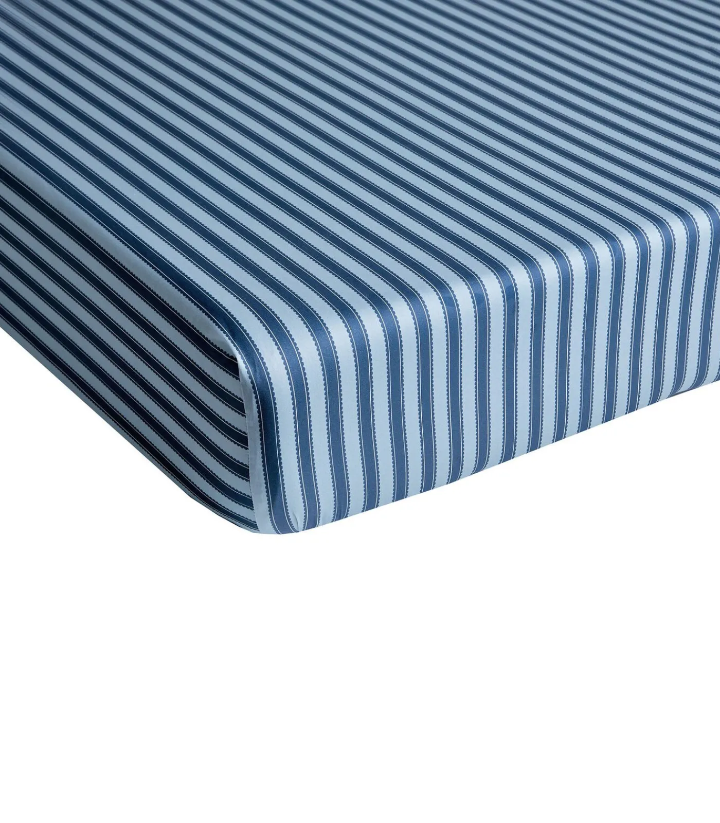 Online WATER GARDEN Bleu - Hoeslaken Satijn katoen Hoeslakens