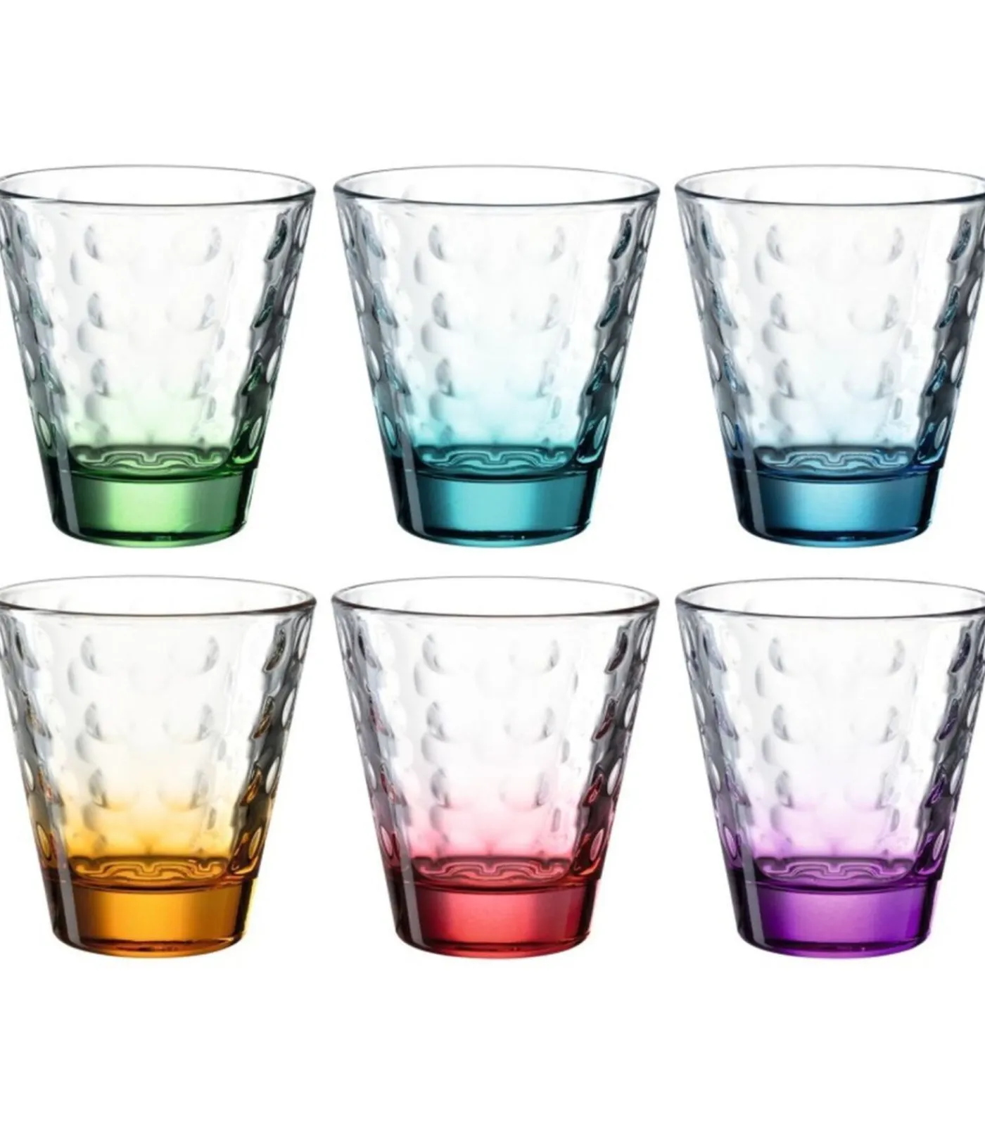 Best Waterglazen optic - 215 ml - 6 stuks Glazen & Karaffen