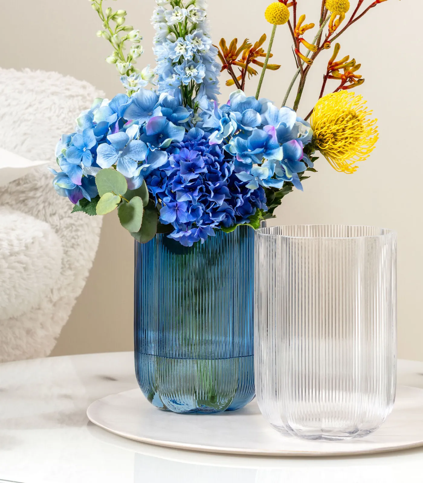 Outlet Wazon Fleur bleu Vazen