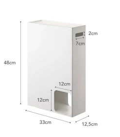 Clearance WC Rolhouder - Plate - Wit Toiletaccessoires