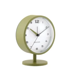 Wekker Brisk Dome - Legergroen - 6.5x11x13.8cm Klokken