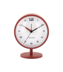 Outlet Wekker Brisk Dome - Rode oker - 6.5x11x13.8cm Klokken